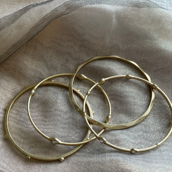 2/$20 Set of 4 Lia Sophia Gold Tone Bracelet - Picture 3 of 3